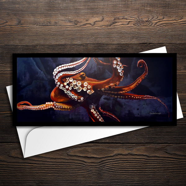 TENTACLE-LICIOUS - 4"x9" Art Card