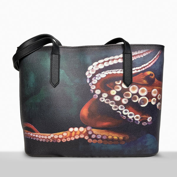 "Tentacle-licious" Leather Tote